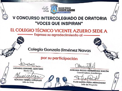 CONCURSO DE ORATORIA
