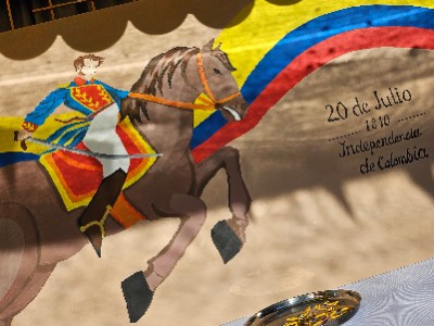 IZADA DE BANDERA INDEPENDENCIA DE COLOMBIA 
