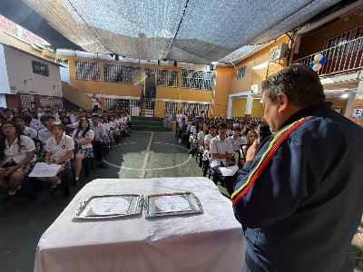 Emotiva Ceremonia Entrega de Símbolos marca el inicio de la cuenta regresiva para la Promoción 2025